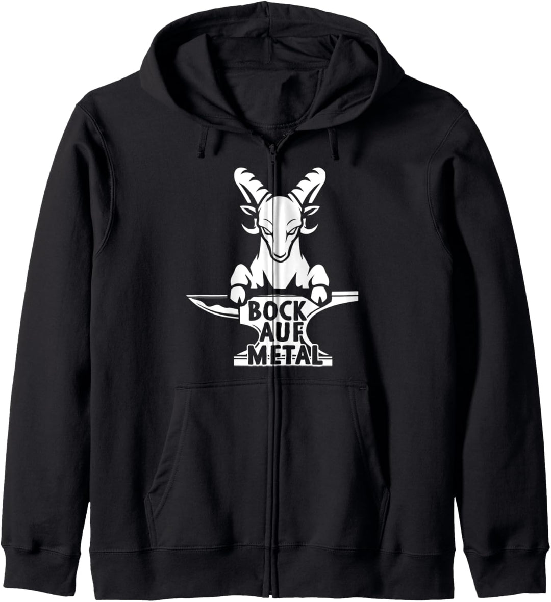 Bock Auf Metal Heavy Metal Lustiges Musik Festival Konzert Kapuzenjacke
