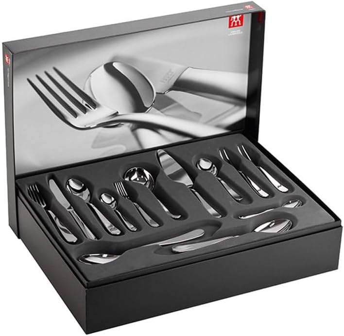 ZWILLING King Besteck-Set, 68-teilig, Edelstahl-Besteck mit mattem Finish, inklusive Gabeln, Messer,
