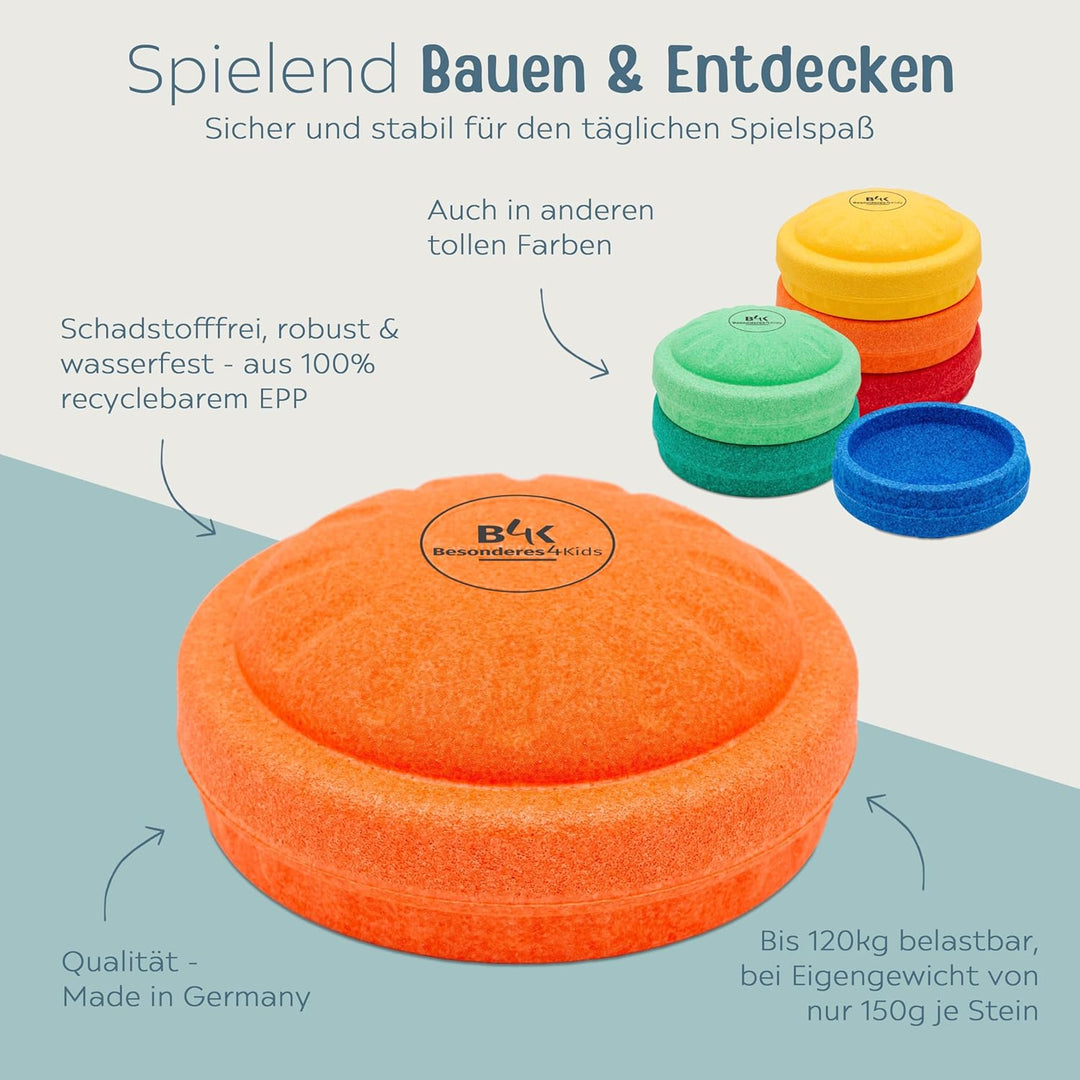 Stapelwelt MyFunStone Spielstein Balancierstein, Besonderes4Kids, kompatibel mit anderen Balancierst