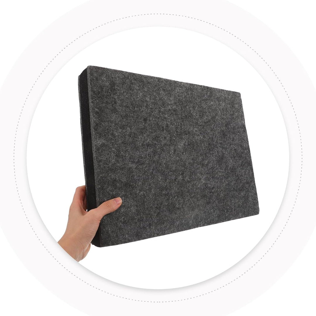 Subwoofer Isolationsmatte 40x30cm Antivibrationsmatte aus Hochdichtem Material Schalldämpfende Boden