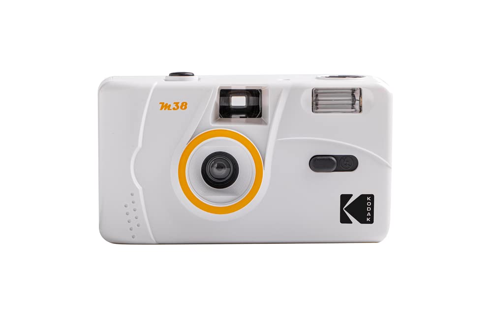 KODAK DA00244 - KODAK M38-35mm Wiederaufladbare Kamera, Hochwertiges Objektiv, Integrierter Blitz, A