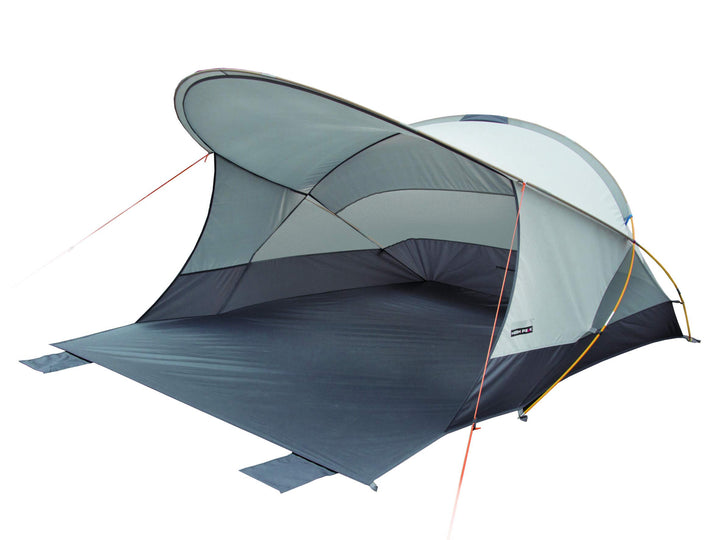 High Peak Strandmuschel Cordoba 80, UV 80 Sonnenschutz nach 801 Standard, Familien Strandzelt mit gr