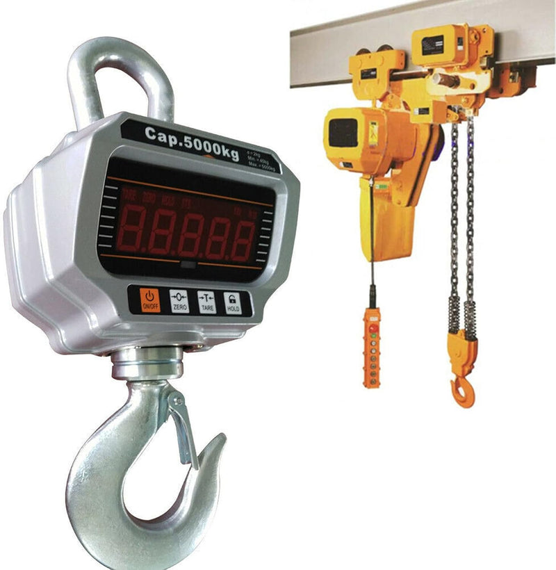 OCS-T 5000kg Kranwaage Industrielle Hängende Waage Lastenwaage LED-Display Digitale Crane Massstab E