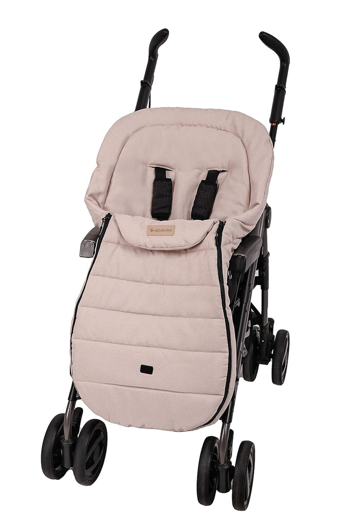 Altabebe AL2450L-22 Übergangsfusssack Lifeline für alle gängigen Kinderwagen Buggys und Jogger, beig