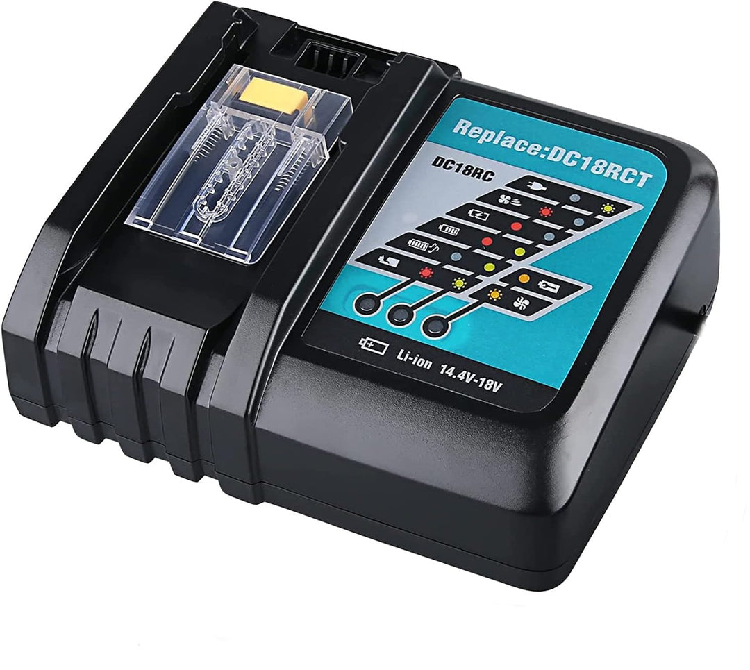 BATTOOL DC18RC 14.4V-18V Schnell-Ladegerät für DC18RA DC18RD Ersatz für Lithium-Akku BL1860B BL1850