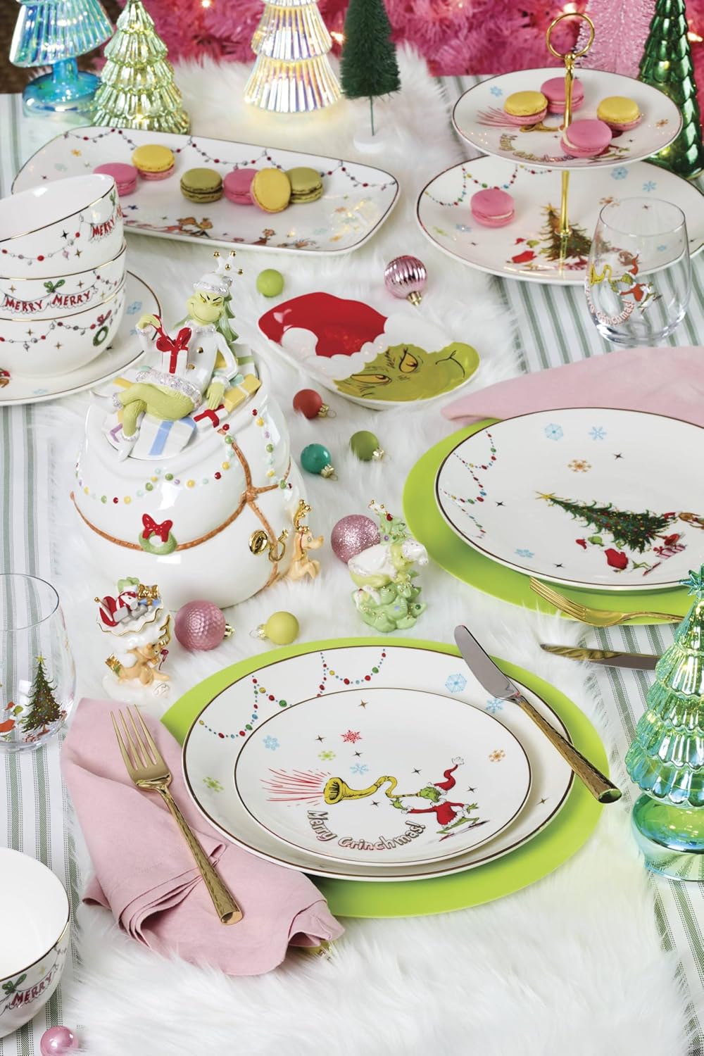 Lenox Grinchie Gifts Keksdose, 5.07, Grün, Keksdose