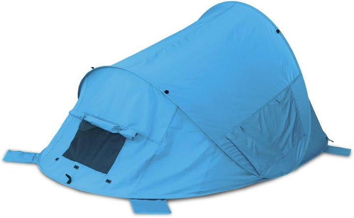 outdoorer Pop up Strandmuschel Zack Premium - Wurfmuschel mit UV 80 Sonnenschutz, Strandzelt, Windsc