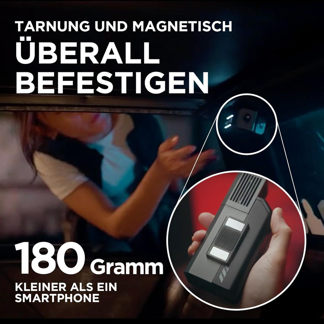 PMI SmokeNINJA Tragbare Nebelmaschine, tragbare kabellose Rauchmaschine mit Fernbedienung für Fotogr