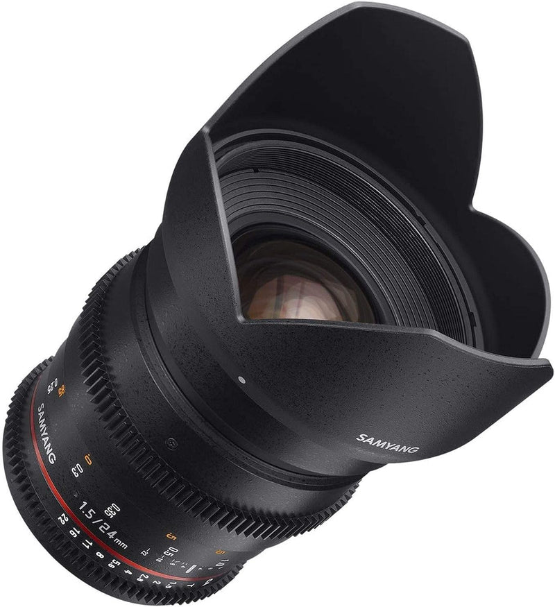 SAMYANG 13024T1.5F T1.5 VDSLR ED UMC II Objektiv für Anschluss Fuji X (24mm), für Anschluss Fuji X