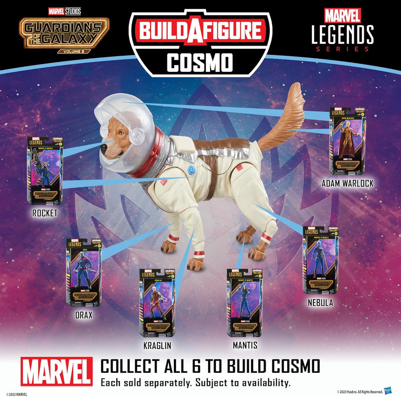 Marvel Legends Series Kraglin, 15 cm grosse Action-Figur zu Guardians of The Galaxy Vol. 3