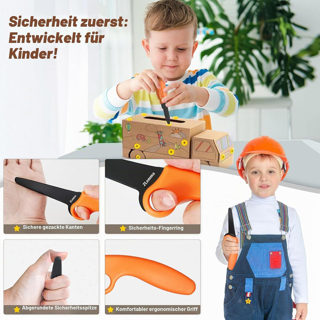 Pappbau-Werkzeugset 966 Teile, Werkzeuge für Papp-Projekte für Zuhause und den Unterricht, Wiederver