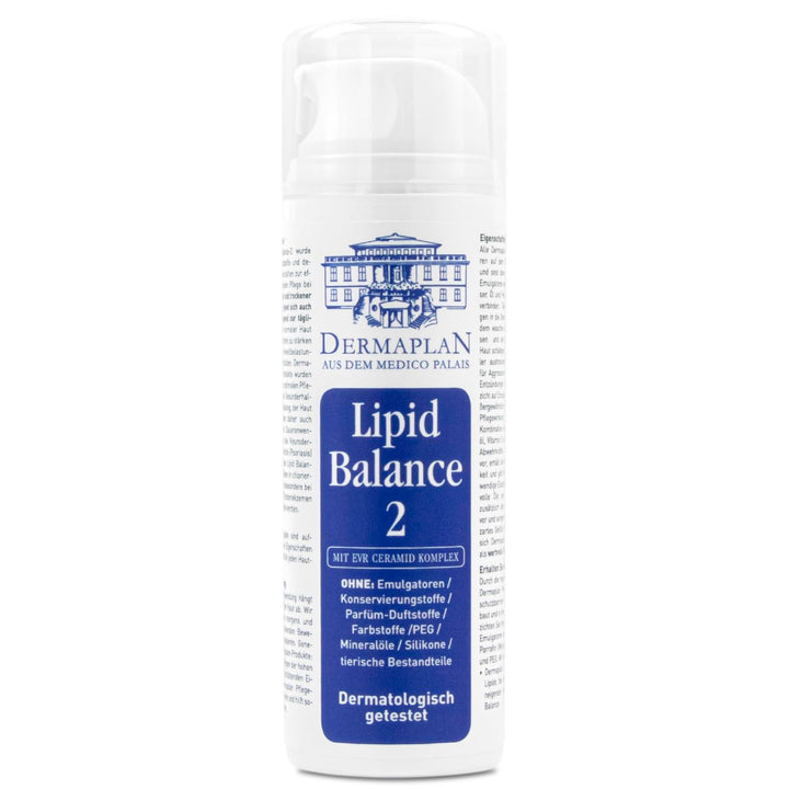 DERMAPLAN Lipid Balance 2 - Feuchtigkeitscreme für Normale, Sensitive bis Trockene Haut - Basispfleg