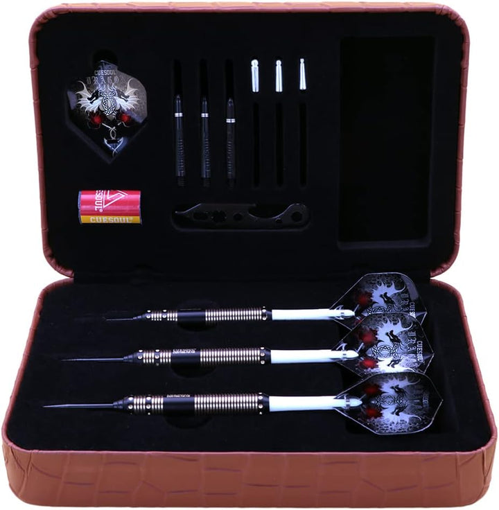 CUESOUL Dragon Deluxe Messing Steel Dartpfeile, 21 Gramm J2108 23 Gramm, J2108 23 Gramm
