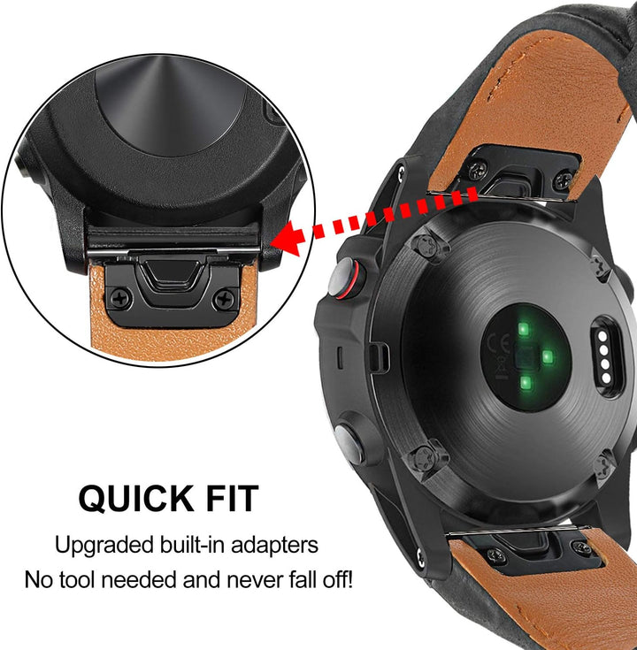 TRUMiRR Ersatz für Garmin Fenix 7 Pro/ 7/6 Pro/ 5 Plus Armband, 22mm Quick Release Easy Fit Uhrenarm