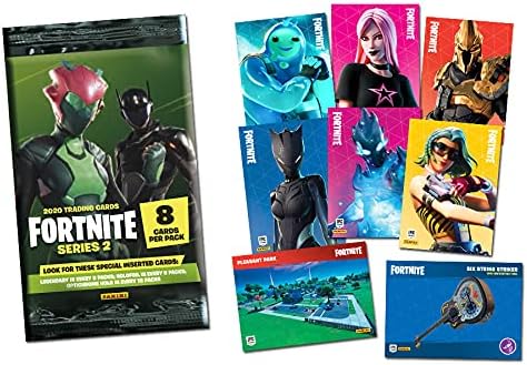 Fortnite Trading Card Series 2 Box DA 18 Bustine Briefumschläge, Grün (Panini Spanien)