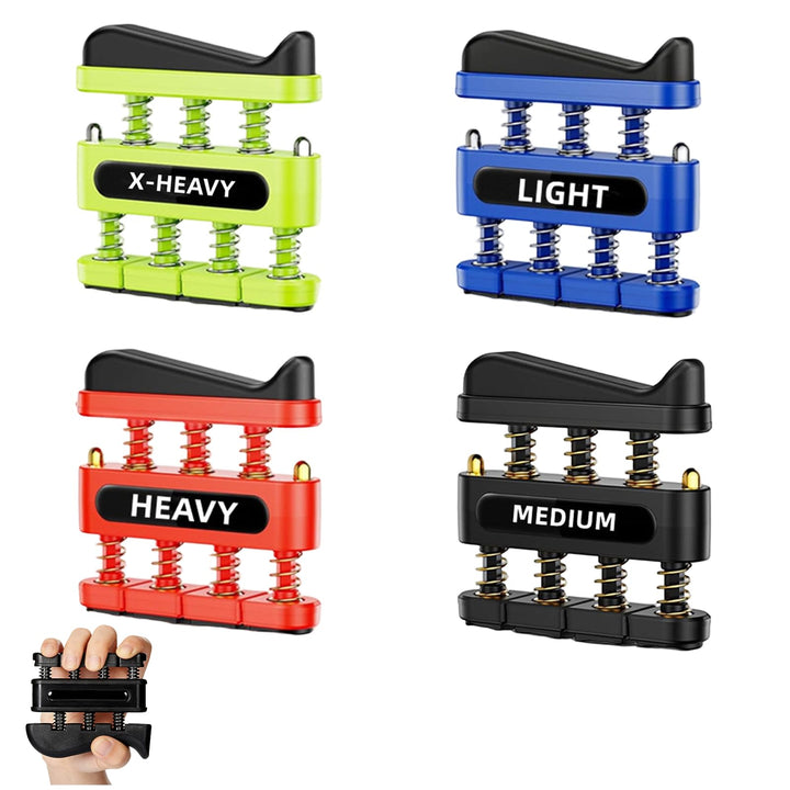 4 Pack Fingerkrafttrainer und Handtrainer, Handgriff Trainer mit 4 Widerständen 3LB, 7LB, 11LB, 14LB