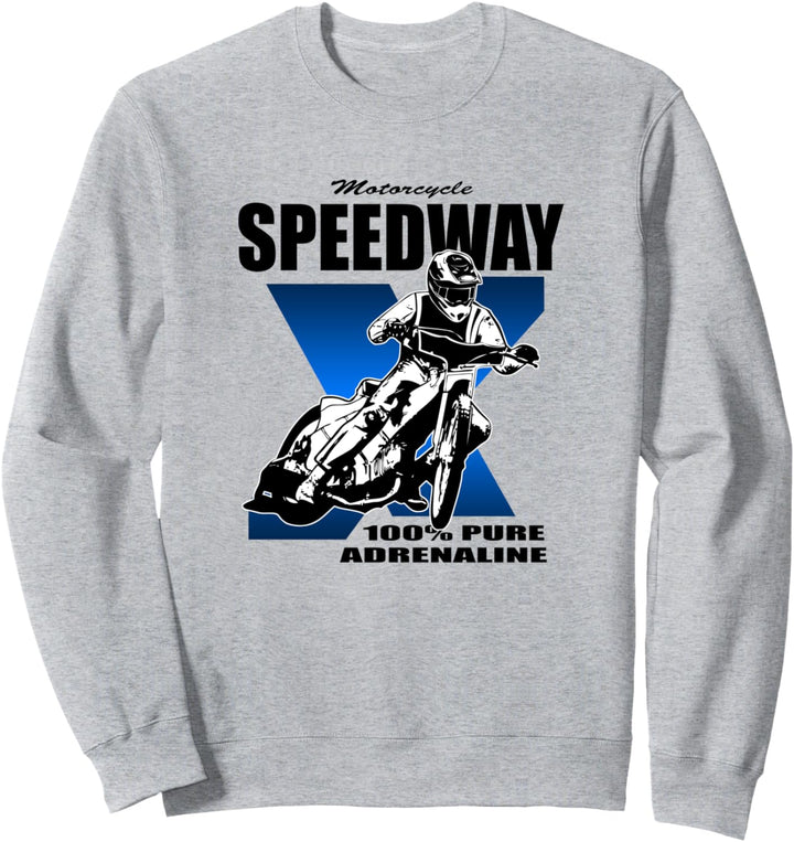 Speedway Bahnsport Motorradrennen Rennfahrer Sweatshirt