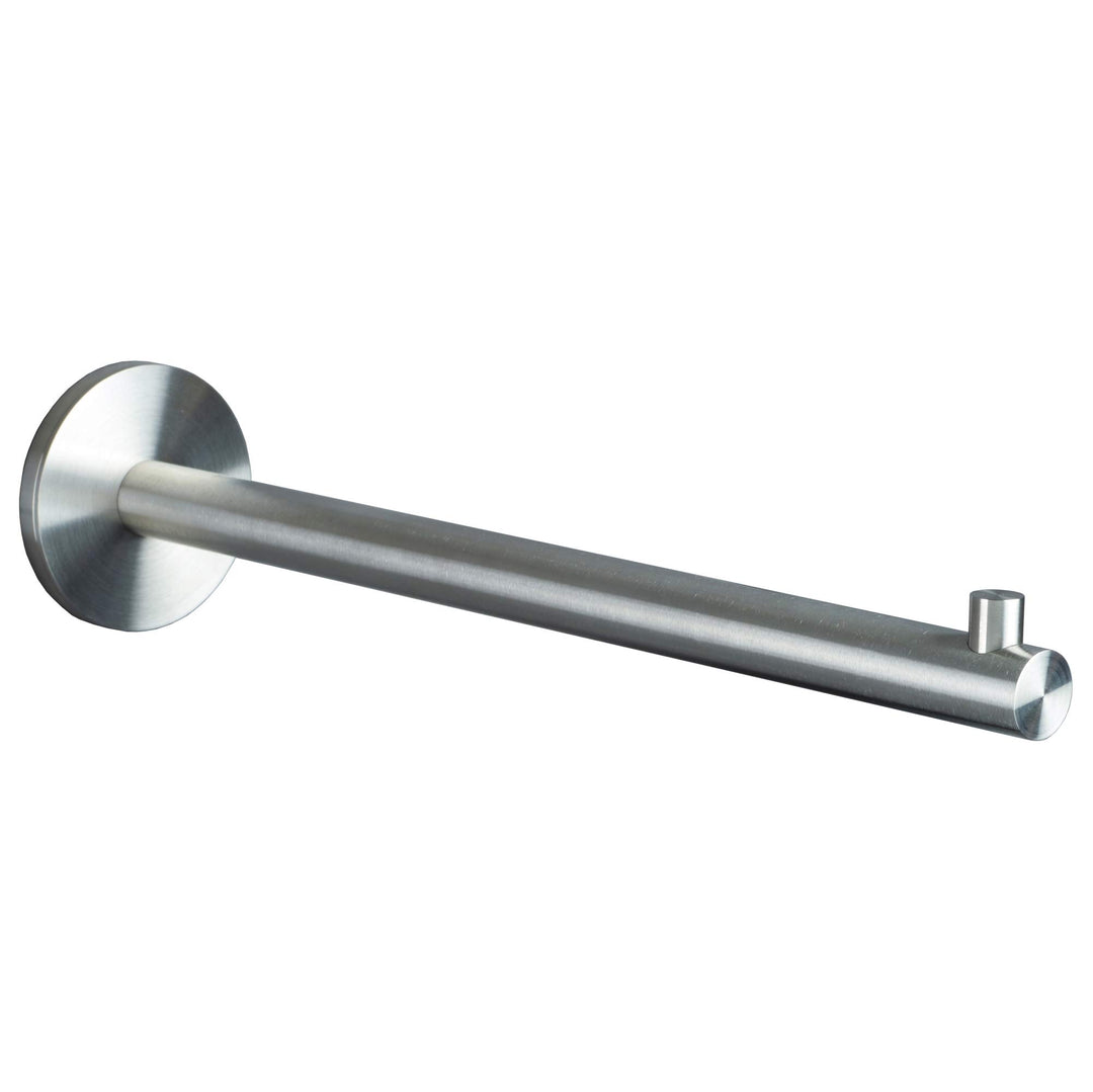 Garderobenhaken Edelstahl mit verdeckter Verschraubung, Ausladung 30 cm, Wandhaken für hohe Belastun