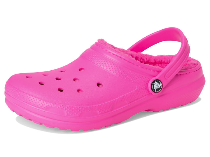 Crocs Unisex Kinder Classic Lined Clog K 28 EU Rose, 28 EU Rose