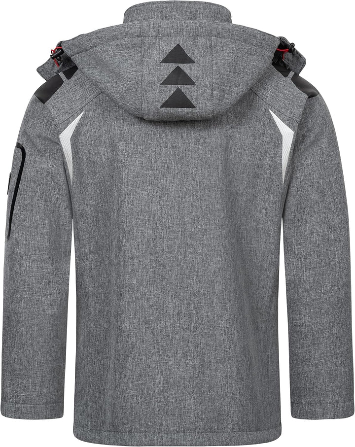 Geographical Norway Herren Tambour Herren Softshell Jacke S Blended Grey, S Blended Grey