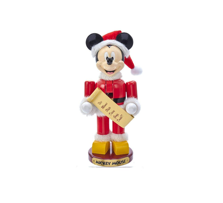 Kurt Adler 10-Inch Santa Mickey Mouse Nutcracker Nussknacker, Mehrfarbig, Tall