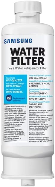 Recamania Kühlschrank-Wasserfilter, kompatibel mit Samsung French Door – DA97-17376B – NSF-zertifizi