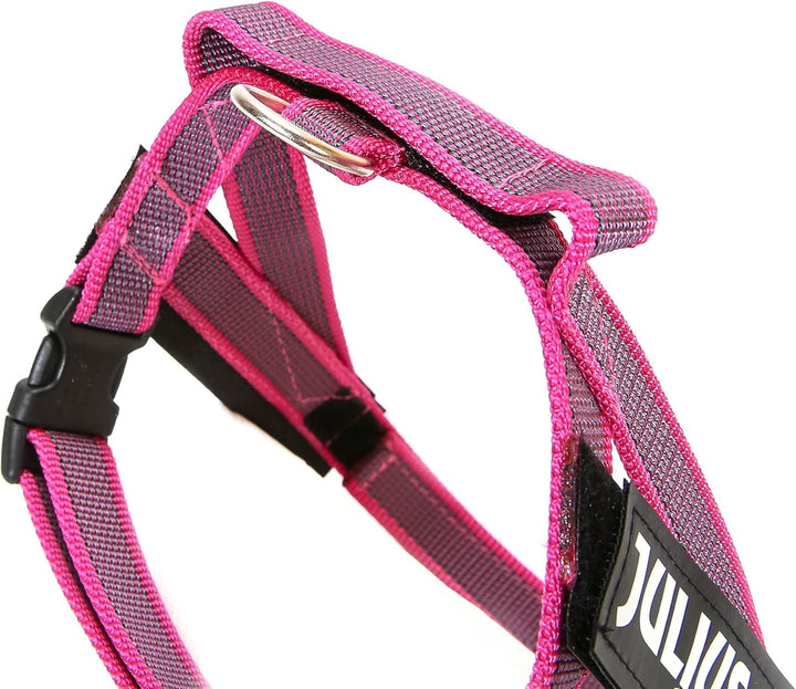 Julius-K9, IDC® Color & Gray® Beltgeschirr pink-grau XS / Mini-Mini, pink-grau XS / Mini-Mini