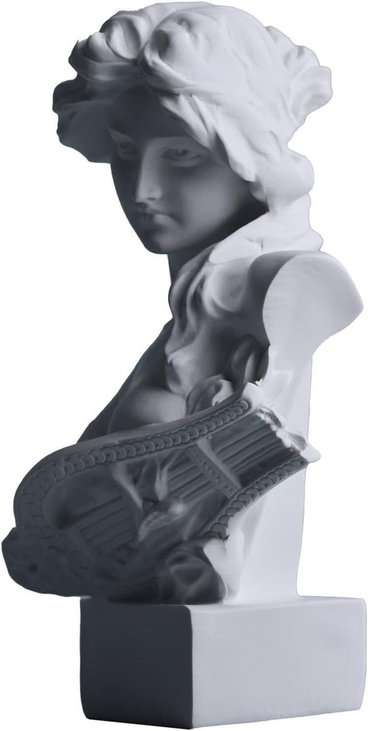 LCCCK 15.2 cm H Weiss Aphrodite Statue Skulptur, Harz Griechische Mythologie Büste Statue, für Koket