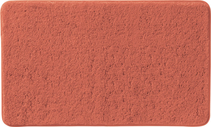 Erwin Müller Badematte, Badteppich, Badvorleger Rhodos Uni rutschhemmend Terra Grösse 70x120 cm - ul