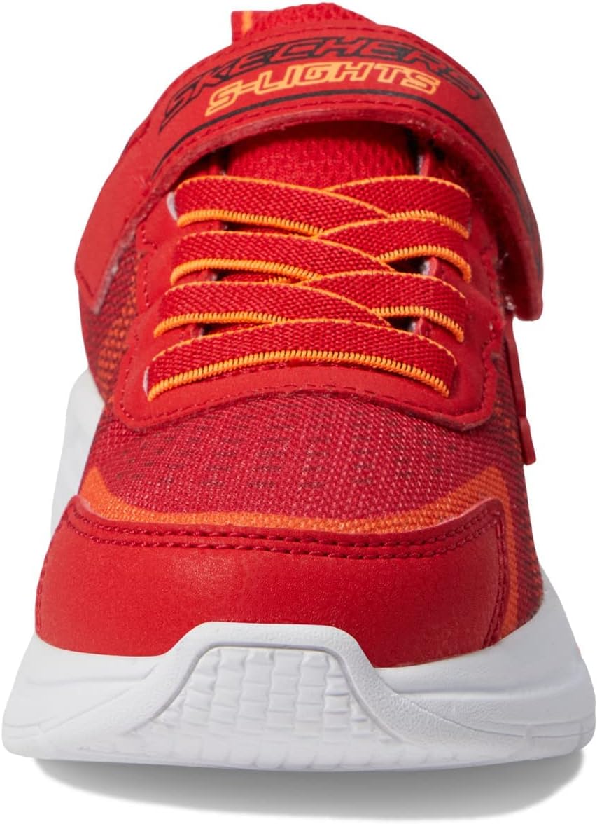 Skechers Jungen Tri-namicsArbeiten 21 EU Red Textile Orange Black Trim, 21 EU Red Textile Orange Bla