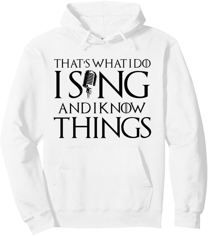 Ich singe Karaoke Lieder Mikrofon Pullover Hoodie