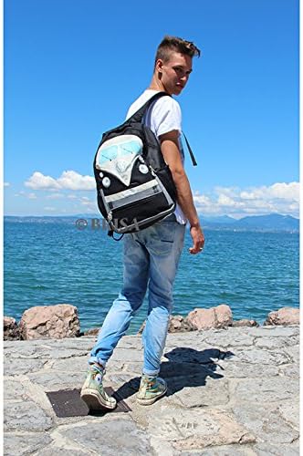 BRISA VW Collection - T1 Bulli Bus Rucksack 17 Zoll Laptops Herren Damen | Volkswagen Backpack Wande