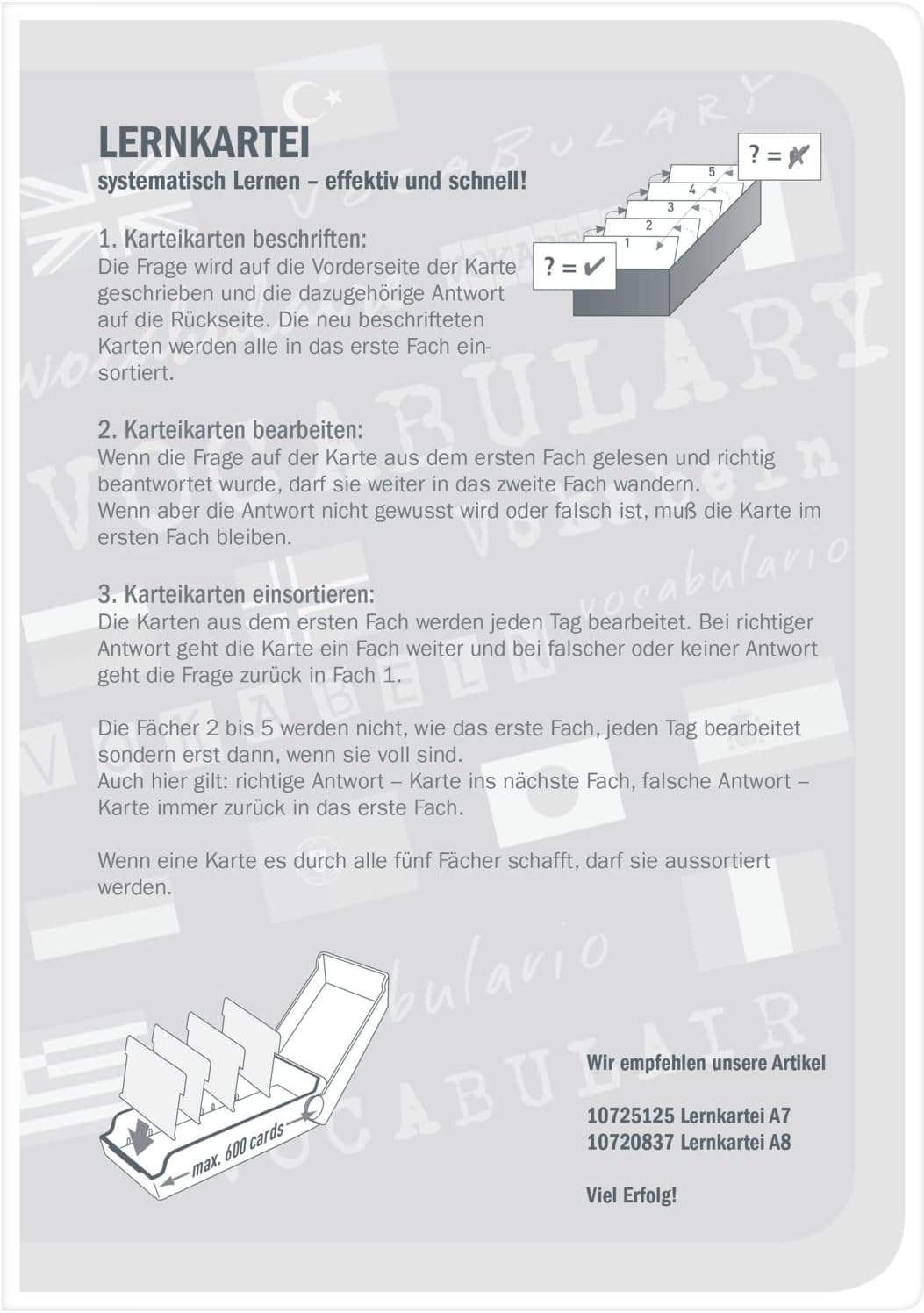 Herlitz 415588 Vokabelheft A5, 32 Blatt, Lineatur 53, FSC Mix, 5 Stück (Packung mit 3) 32 Blatt (Pac