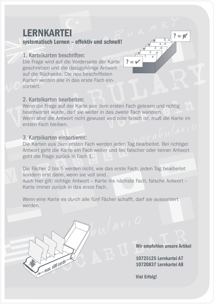 Herlitz 415588 Vokabelheft A5, 32 Blatt, Lineatur 53, FSC Mix, 5 Stück (Packung mit 3) 32 Blatt (Pac