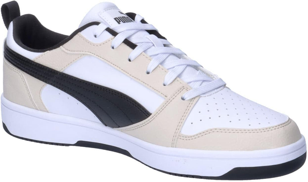 PUMA Herren Rebound V6 Low Leichtathletik-Schuh 36 EU Alpine Snow New Navy Puma White, 36 EU Alpine