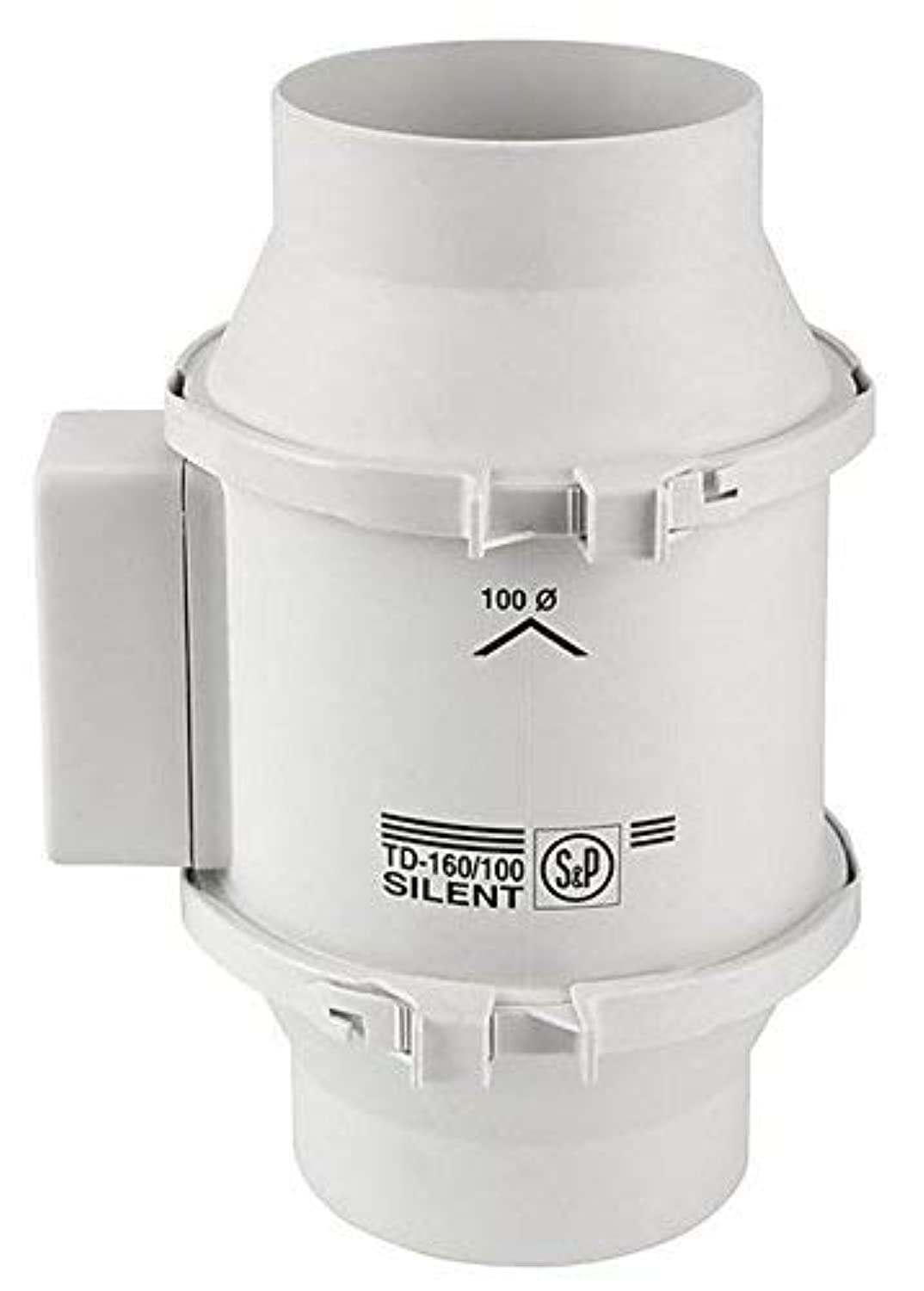 Soler&Palau TD 160 SILENT SERIE Rohrventilator 160m³/h , 100mm Anschluss / Rohrlüfter