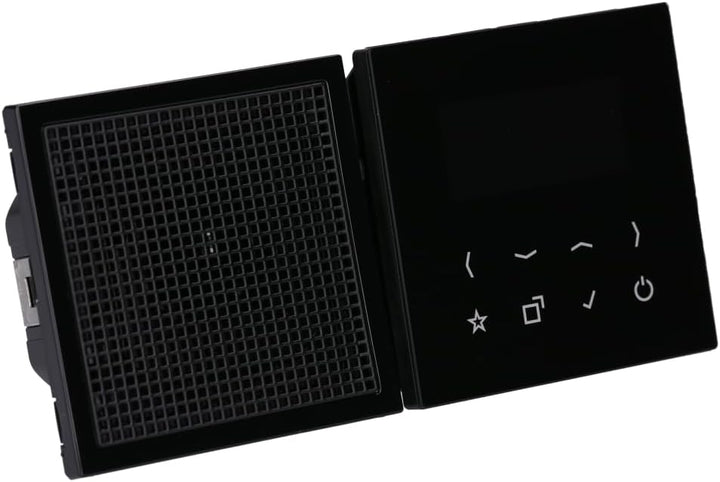 Jung DABLS1SW Smart Radio DAB plus Set Mono mit Lautsprecher Serie LS Schwarz