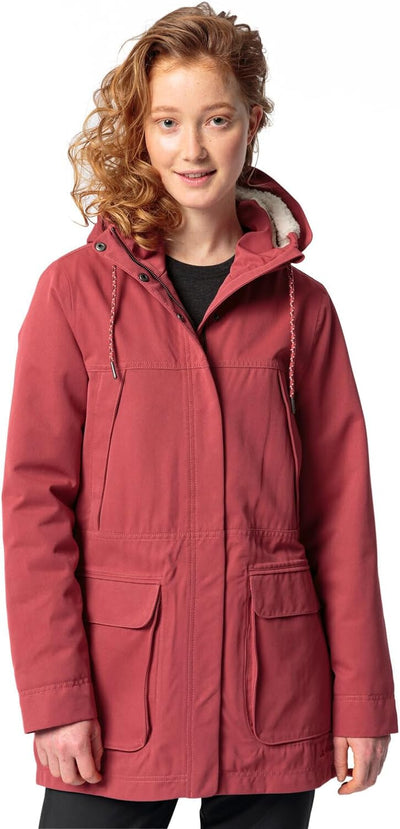 VAUDE Women's Manukau Parka II - Winterparka Damen 36 brick, 36 brick