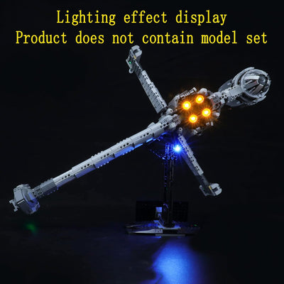 GEAMENT LED Licht-Set Kompatibel mit Lego UCS B-Wing Fighter (B-Wing Starfighter) - Beleuchtungsset