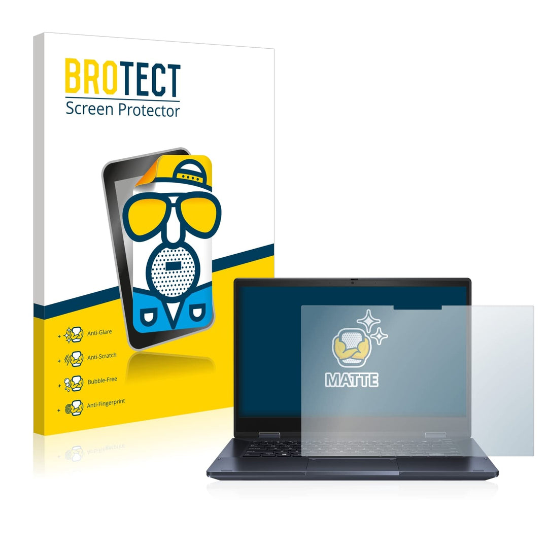 BROTECT Entspiegelungs-Schutzfolie für ASUS ExpertBook B3 Flip B3402 Matte Displayschutz-Folie, Anti