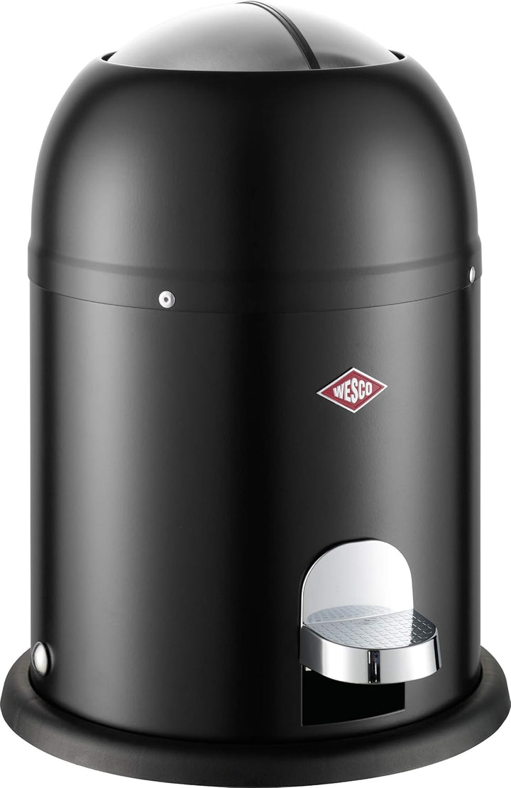 WESCO Mini Master Abfalleimer 6 L, Schwarz Matt, Schwarz Matt