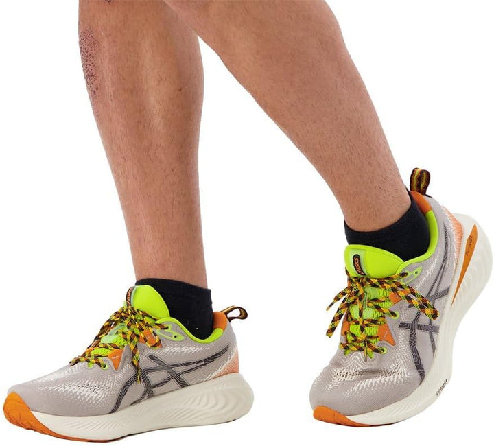 ASICS Herren Gel-Cumulus 46 EU Grau, 46 EU Nature Bathing Neon Lime