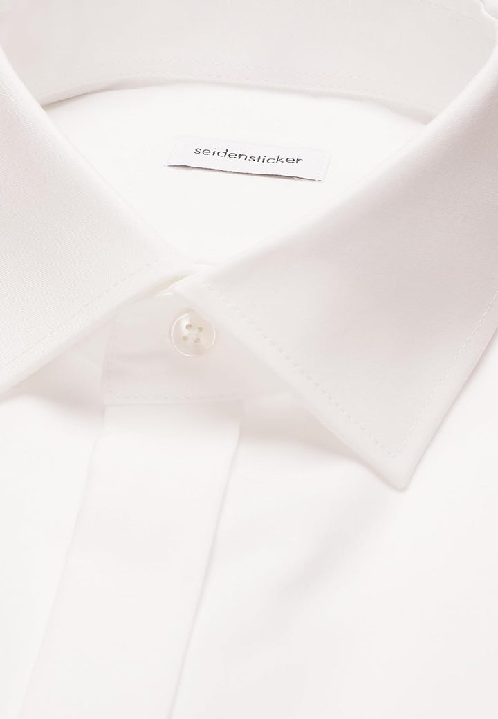 Seidensticker Herren Men Shaped Gala Businesshemd 37 Ecru(245270), 37 Ecru(245270)