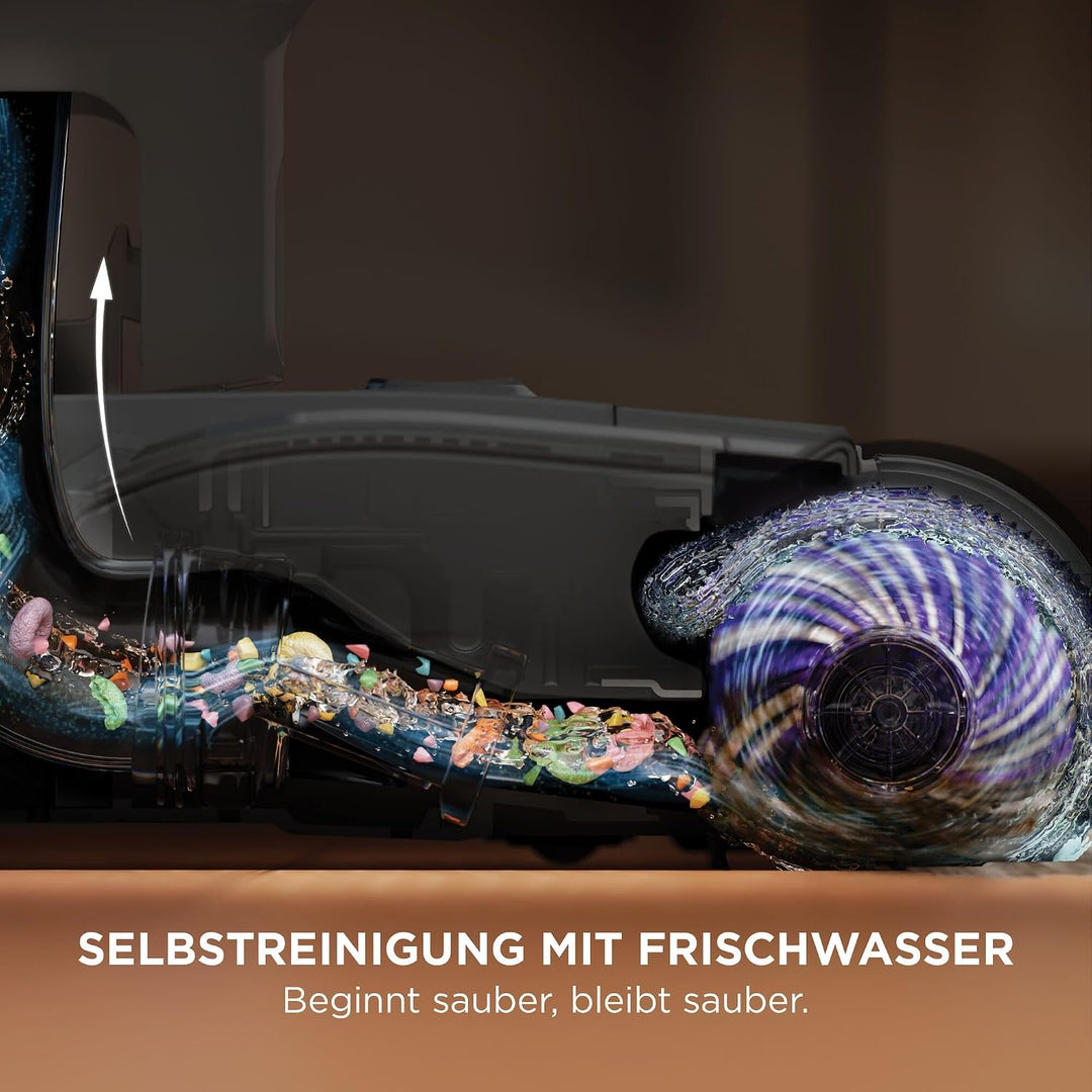 Shark HydroVac Kabelloser Nass Trockensauger mit antimikrobieller Bürstenrolle, Mehrzwecklösung geru