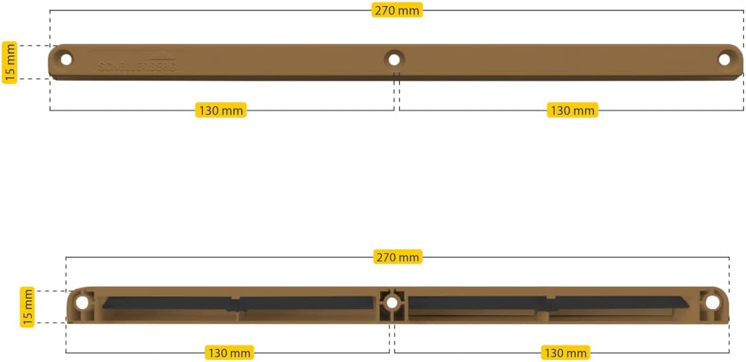 Schellenberg 46609 Fensterfalzlüfter Plus Starterset, Fensterlüfter Doppelpack, automatische Lüfterk