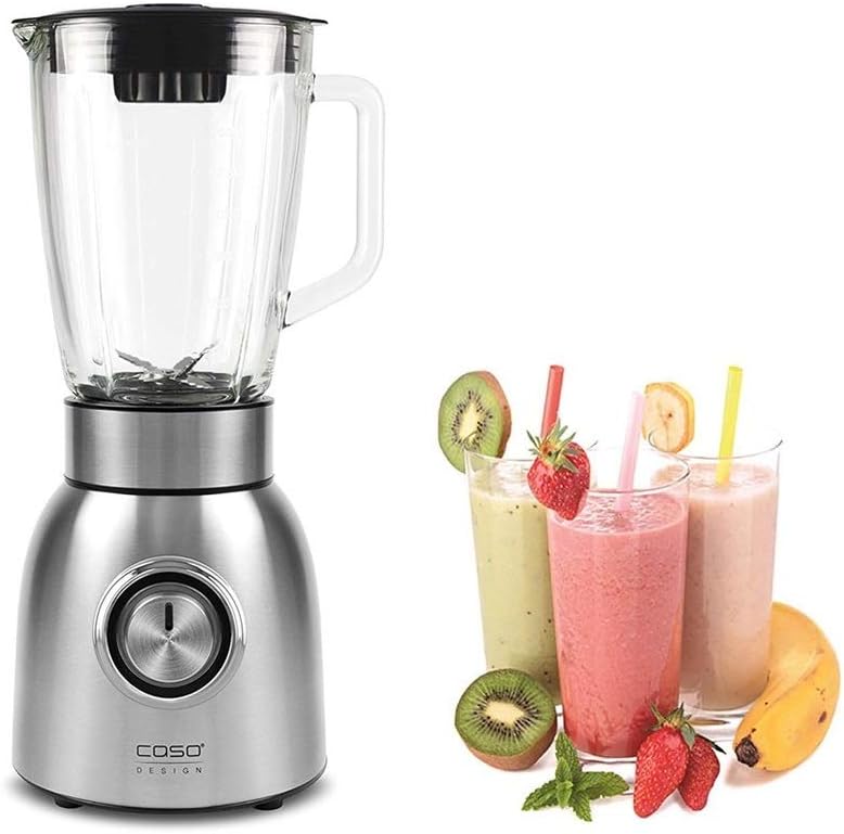 Caso B800 - Design Standmixer für leckere und frische Smoothies, Gehäuse aus langlebigem Edelstahl,