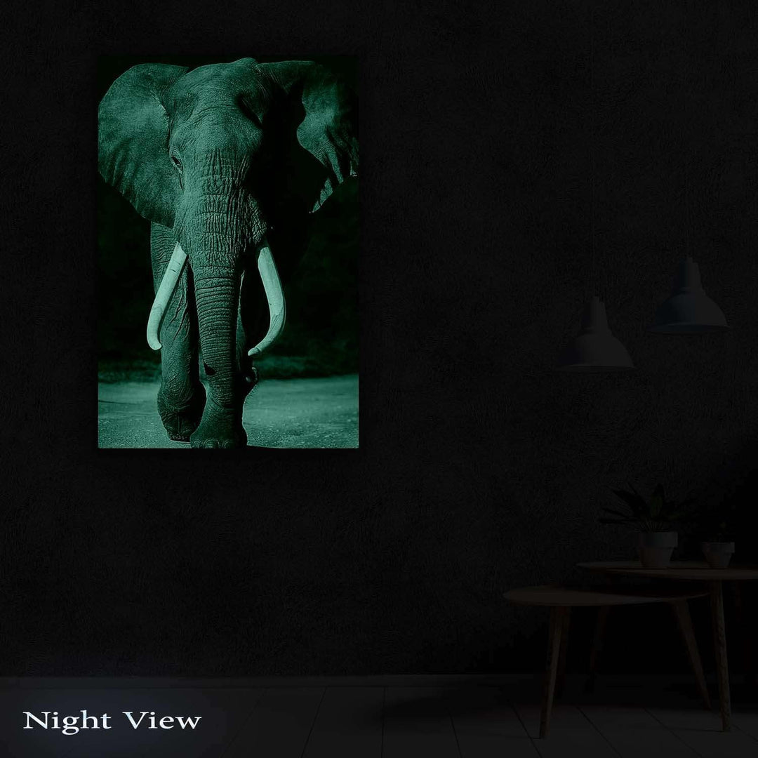 Startonight Glasbild Elefant, Bild auf Acrylglas Muster Modern Dekoration Fertig zum Aufhängen 60 x