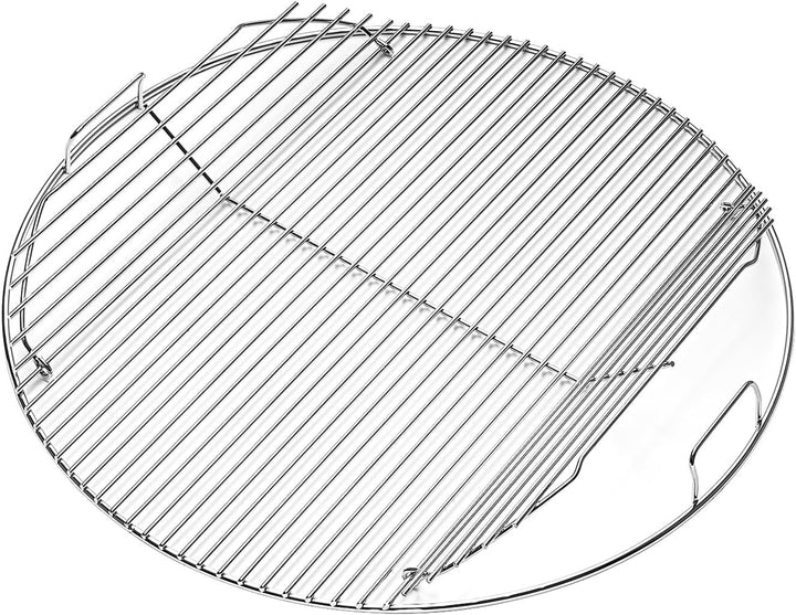 Grillrost rund Klappbarem 7436 für Weber, 54.6CM Holzkohle Grillrost rund mit Scharnier, Ersatzteil
