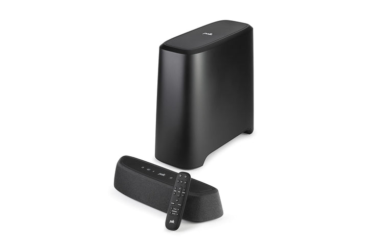 Polk Audio MagniFi Mini AX ultrakomakte TV-Soundbar mit Wireless Subwoofer, Dolby Atmos und DTS:X, H