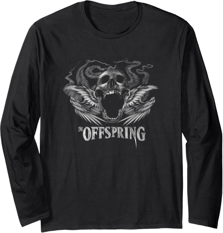 The Offspring Official Feathered Wing Skull Logo Langarmshirt